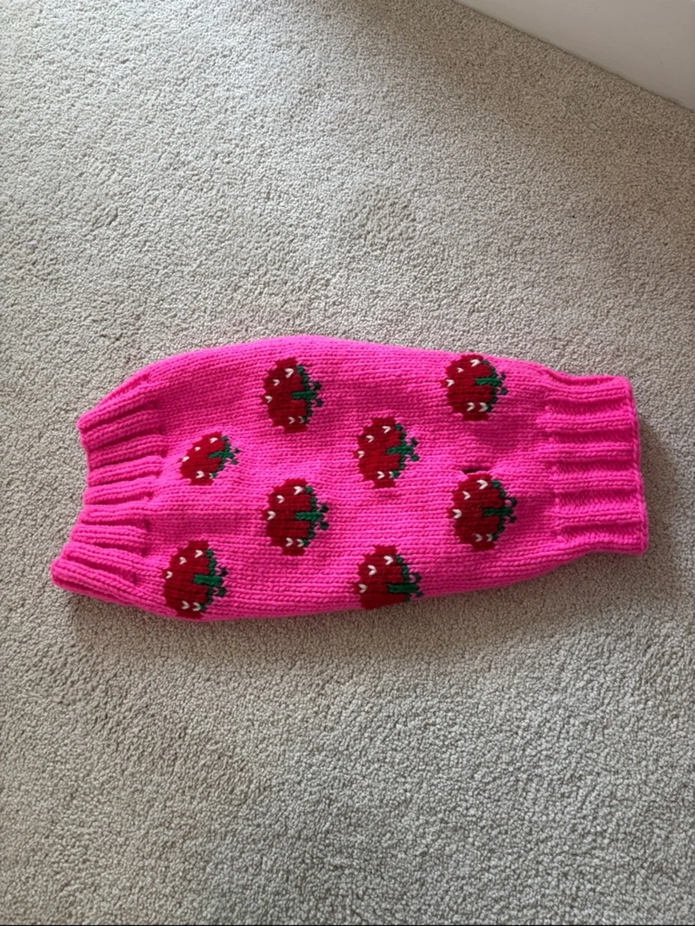 Knitted Wool Dog Sweater